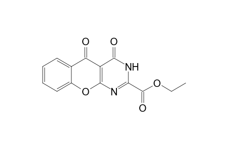 4H-[1]Benzopyrano[2,3-d]pyrimidine-2-carboxylic acid, 3,5-dihydro-4,5-dioxo-, ethyl ester