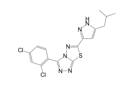 [1,2,4]triazolo[3,4-b][1,3,4]thiadiazole, 3-(2,4-dichlorophenyl)-6-[5-(2-methylpropyl)-1H-pyrazol-3-yl]-
