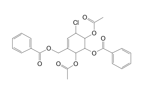 (5-Benzoyloxy-3-chloro-4,6-dihydroxycyclohexen-1-yl)methyl benzoate, 2ac derivative