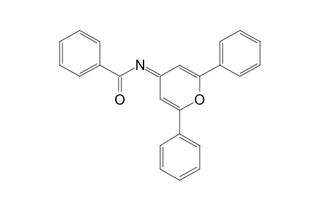 Benzamide, N-(2,6-diphenyl-4H-pyran-4-ylidene)-