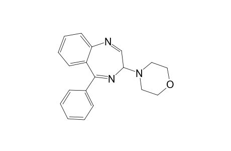 3-(4-Morpholinyl)-5-phenyl-3H-1,4-benzodiazepine