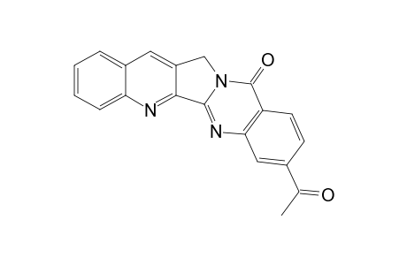 17-Acetylquino[2',3':3,4]pyrrolo[2,1-b]quinazolin-11(13H)-one