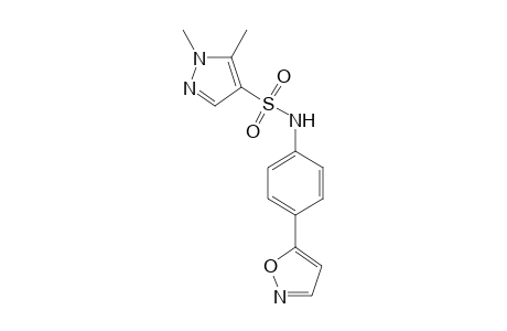 1H-Pyrazole-4-sulfonamide, N-[4-(5-isoxazolyl)phenyl]-1,5-dimethyl-