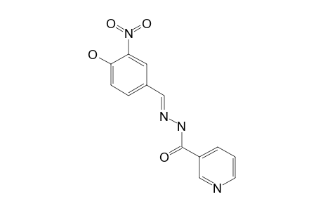 N'-(4-HYDROXY-3-NITRO-BENZYLIDENE)-NICOTINO-HYDRAZIDE