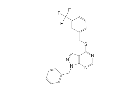 1-benzyl-4-{[3-(trifluoromethyl)benzyl]sulfanyl}-1H-pyrazolo[3,4-d]pyrimidine
