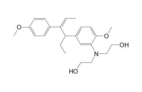 5-[1-Ethy1(2-(4-methoxyphenyl)-2-butenyl]-2-methoxyphenylnitrilobis(2-ethanol)