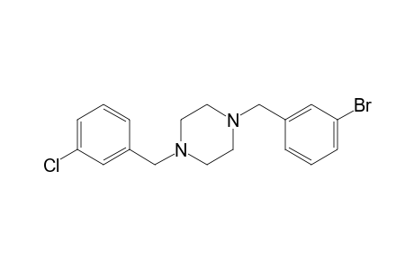 1-(3-Bromobenzyl)-4-(3-chlorobenzyl)piperazine