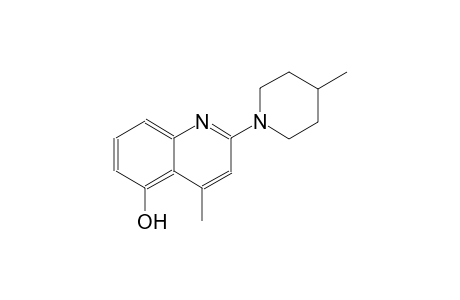 5-quinolinol, 4-methyl-2-(4-methyl-1-piperidinyl)-