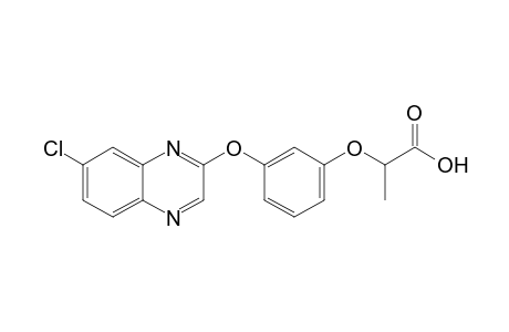 2-[3-(7-chloranylquinoxalin-2-yl)oxyphenoxy]propanoic acid