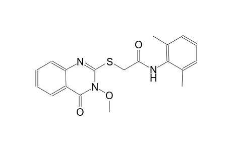 N-(2,6-dimethylphenyl)-2-[(3-methoxy-4-oxo-3,4-dihydro-2-quinazolinyl)sulfanyl]acetamide