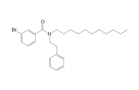 3-Bromobenzamide, N-(2-phenylethyl)-N-undecyl-