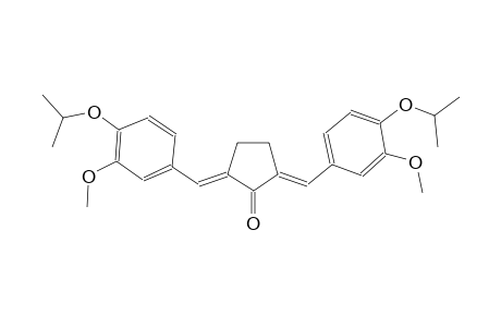 (2E,5E)-2,5-bis(4-isopropoxy-3-methoxybenzylidene)cyclopentanone