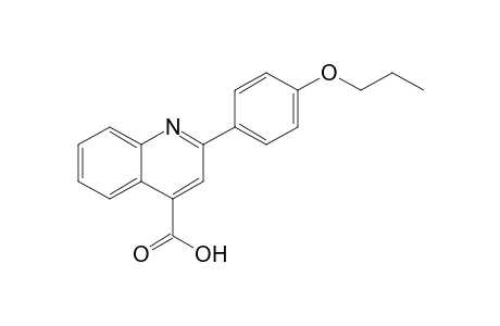 2-(4-Propoxyphenyl)-4-quinolinecarboxylic acid