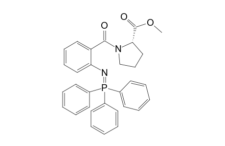(S) Methyl N-[2-(Triphenylphosphoranylidene)aminobenzoyl)pyrrolidine-2-carboxylate