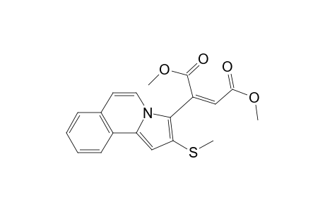 (Z)-2-[2-(methylthio)-3-pyrrolo[2,1-a]isoquinolinyl]-2-butenedioic acid dimethyl ester