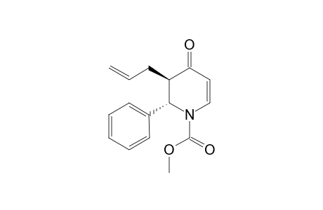 (2S,3R)-methyl 3-allyl-4-oxo-2-phenyl-3,4-dihydropyridine-1(2H)-carboxylate