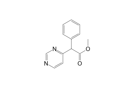 4-Pyrimidineacetic acid, .alpha.-phenyl-, methyl ester
