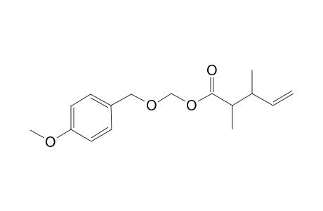 2,3-Dimethyl-2-(4-methoxyphenylmethyl)oxymethyl-4-pentenoic acid