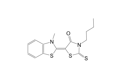 4-thiazolidinone, 3-butyl-5-(3-methyl-2(3H)-benzothiazolylidene)-2-thioxo-, (5Z)-