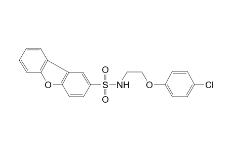 N-[2-(4-Chlorophenoxy)ethyl]dibenzo[b,d]furan-2-sulfonamide