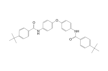 4-tert-butyl-N-(4-{4-[(4-tert-butylbenzoyl)amino]phenoxy}phenyl)benzamide