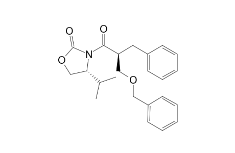 (4R)-3-[(2S)-1-oxo-3-phenyl-2-(phenylmethoxymethyl)propyl]-4-propan-2-yl-2-oxazolidinone
