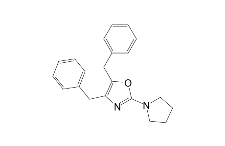 Oxazole, 4,5-bis(phenylmethyl)-2-(1-pyrrolidinyl)-
