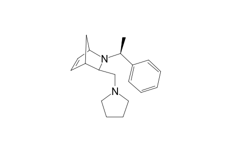 2-((S)-1-Phenyl-ethyl)-3-[(pyrrolidin-1'-yl)methyl]-2-azabicyclo[2.2.1]hept-5-ene