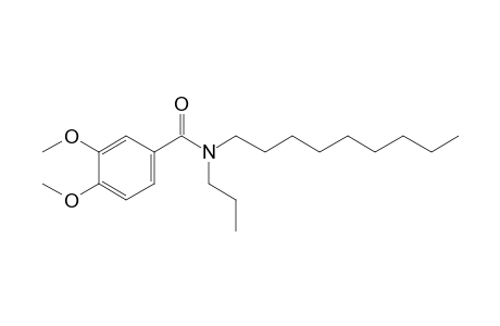 Benzamide, 3,4-dimethoxy-N-propyl-N-nonyl-