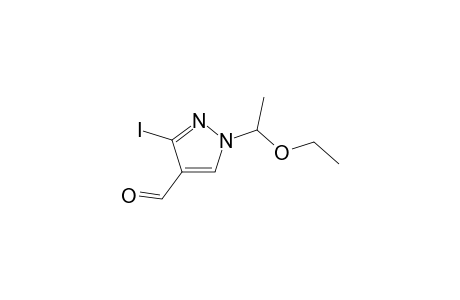 1-(1-Ethoxyethyl)-3-iodo-1H-pyrazole-4-carbaldehyde