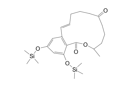 3-Methyl-14,16-bis[(trimethylsilyl)oxy]-3,4,5,6,9,10-hexahydro-1H-2-benzoxacyclotetradecine-1,7(8H)-dione