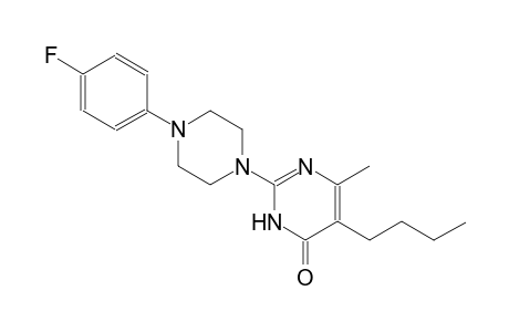 5-butyl-2-[4-(4-fluorophenyl)-1-piperazinyl]-6-methyl-4(3H)-pyrimidinone