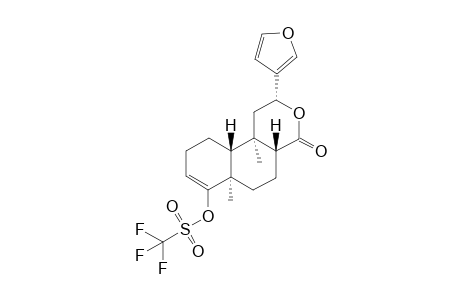 (7S,10R,13R)-13-(3-Furyl)-1,7-dimethyl-12-oxa-11-oxotricyclo[8.4.0.0(2,7)]tetradec-5-ene-6-yl (trifluoromethylsulfonate
