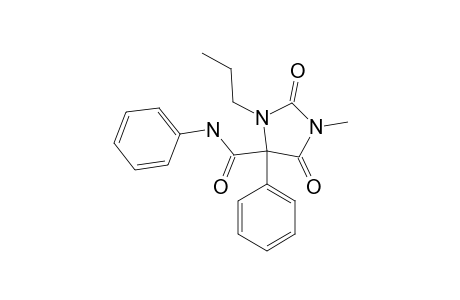 3-METHYL-5-PHENYL-5-PHENYLCARBAMOYL-1-PROPYLHYDANTOIN