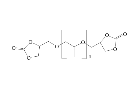 Polypropylene oxide bis cyclocarbonate