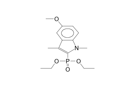 O,O-DIETHYL(1,3-DIMETHYL-5-METHOXYINDOL-2-YL)PHOSPHONATE