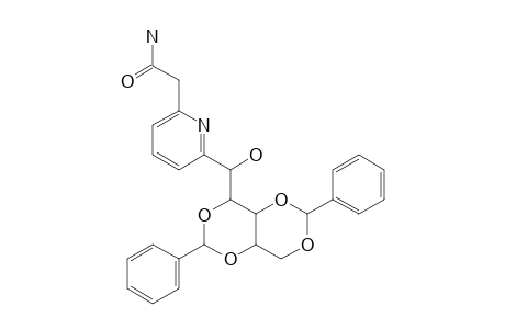 D-ALTRO-2-CARBAMOYLMETHYL-6-(2,4:3,5-DI-0-BENZYLIDENEPENTITOL-1-YL)-PYRIDINE