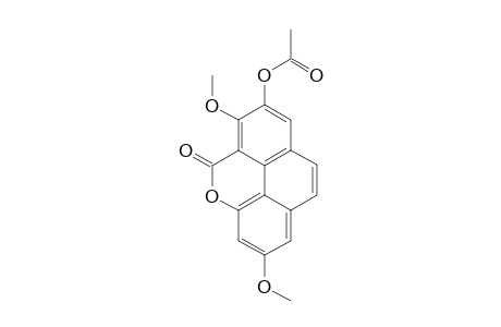 AGROSTOPHYLLONE-ACETATE;7-ACETOXY-2,6-DIMETHOXY-5H-PHENANTHRO-[4,5-BCD]-PYRAN-5-ONE