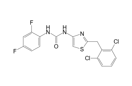 1-[2-(2,6-dichlorobenzyl)-4-thiazolyl]-3-(2,4-difluorophenyl)urea