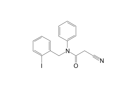 2-cyano-N-(2-iodobenzyl)-N-phenyl-acetamide