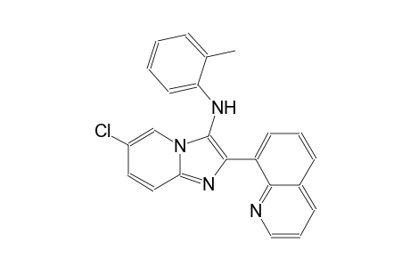 6-chloro-N-(2-methylphenyl)-2-(8-quinolinyl)imidazo[1,2-a]pyridin-3-amine