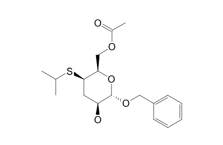 BENZYL-6-O-ACETYL-3-DEOXY-4-S-(2-PROPYL)-4-THIO-ALPHA-D-LYXO-HEXOPYRANOSIDE