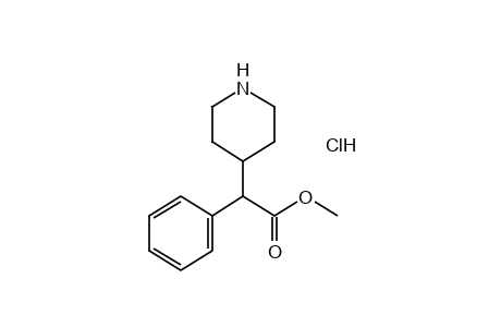 alpha-PHENYL-4-PIPERIDINEACETIC ACID, METHYL ESTER, HYDROCHLORIDE