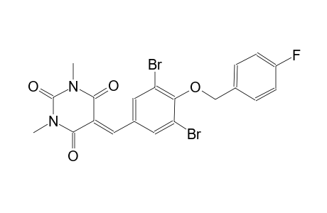 2,4,6(1H,3H,5H)-pyrimidinetrione, 5-[[3,5-dibromo-4-[(4-fluorophenyl)methoxy]phenyl]methylene]-1,3-dimethyl-
