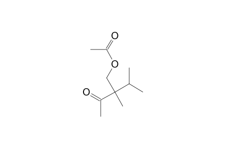 2-Pentanone, 3-[(acetyloxy)methyl]-3,4-dimethyl-, (.+-.)-