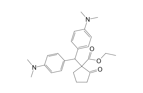 Ethyl 1-{Bis[4-(dimethylamino)phenyl]methyl}-2-oxocyclopentanecarboxylate