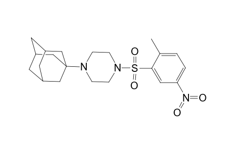 1-(1-Adamantyl)-4-[(2-methyl-5-nitrophenyl)sulfonyl]piperazine