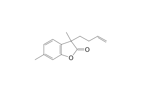 3-but-3-enyl-3,6-dimethyl-1-benzofuran-2-one