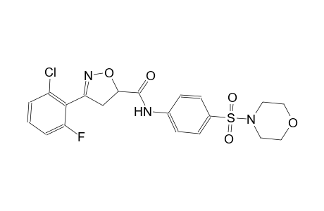 5-isoxazolecarboxamide, 3-(2-chloro-6-fluorophenyl)-4,5-dihydro-N-[4-(4-morpholinylsulfonyl)phenyl]-