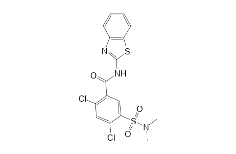 N-(1,3-benzothiazol-2-yl)-2,4-bis(chloranyl)-5-(dimethylsulfamoyl)benzamide